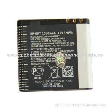 Well Tested Li-ion Battery BP-6MT for Nokia, Good Quality with Good Warranty